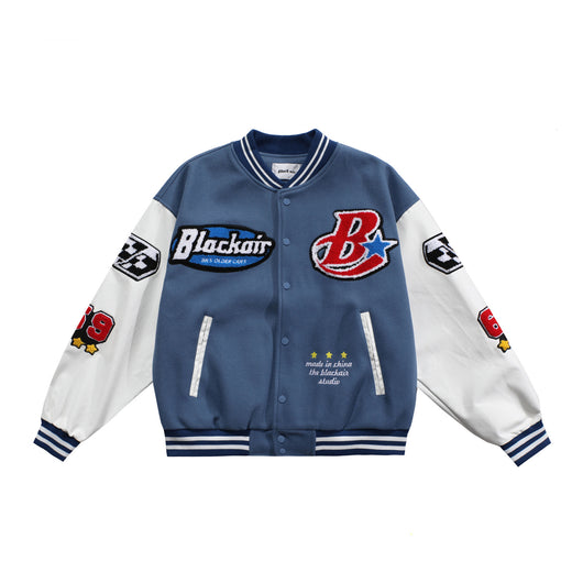 Chaqueta Universitaria de Béisbol con Bordados American Street - Image 5