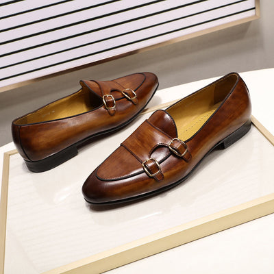 Zapatos de Cuero para Hombre con Doble Hebilla - Piel Genuina Premium - Image 3