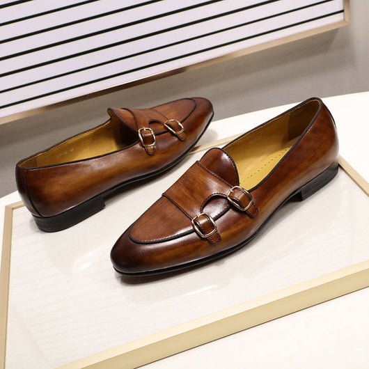 Zapatos de Cuero para Hombre con Doble Hebilla - Piel Genuina Premium - Image 3
