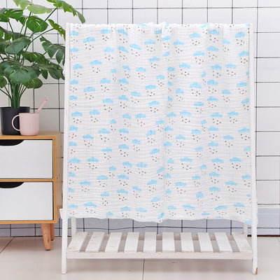 Toalla de Baño para Bebé con Acolchado Seersucker de Seis Capas - Image 71