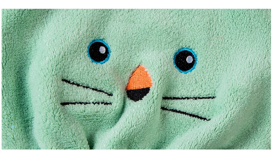 Gorro Absorbente Secador de Cabello Infantil con Diseño de Gato Adorable - Image 16