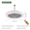 Remote Control Fan Lamp Gris 30 W Universal Lamp Soporte