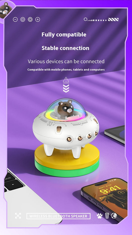 Parlante Bluetooth UFO Compacto de Alto Volumen y Sonido Premium - Image 14