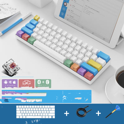 Teclado Mecánico Inalámbrico Dual Mode Bluetooth y Cable con Estuche - Image 18