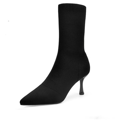 Botas Invierno Tacón Alto para Mujer - Comodidad y Estilo - Image 25