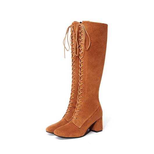 Botas para Mujer con Tacón Grueso Talla 43 - Image 9