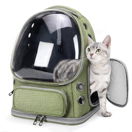 Mochila Transportadora Transparente para Gatos y Perros - Cápsula Espacial - Image 2