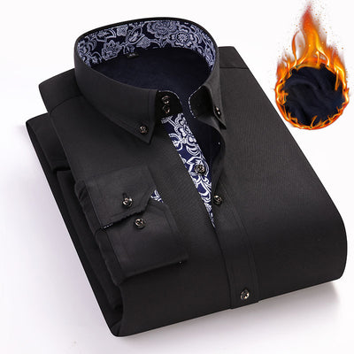 Camisa Térmica Manga Larga Azul y Blanco con Diseño Porcelana - Image 11