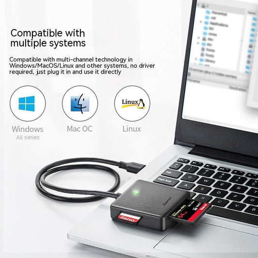 Lector de Tarjetas USB 3.0 Multi-Unidad de Alta Velocidad - Image 2