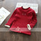 Camiseta Térmica Infantil de Forro Polar con Cuello Alto Reforzado