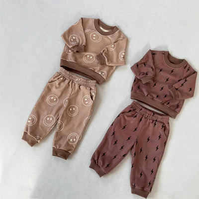 Conjunto de Sudadera Infantil Estilo Nórdico con Estampado - Image 3
