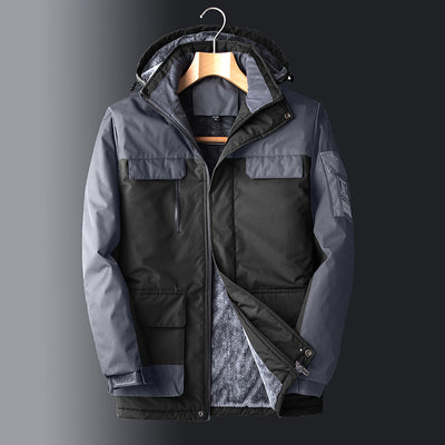 Traje de Montaña Impermeable y Cálido con Capucha Desmontable - Image 12