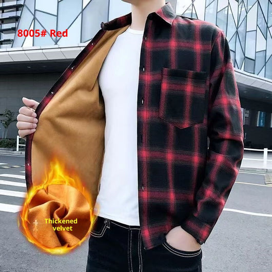Camisa de Cuadros Térmica para Hombre con Forro de Polar - Image 22