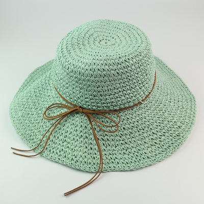 Sombrero de Paja para Playa y Viajes - Protección Solar Versátil - Image 13