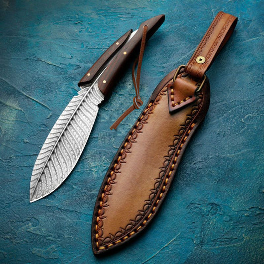 Cuchillo Outdoor Feather con Filo Recto y Estuche Integrado - Image 3