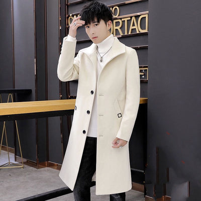 Abrigo Tipo Gabardina de Largo Medio para Hombre - Image 10