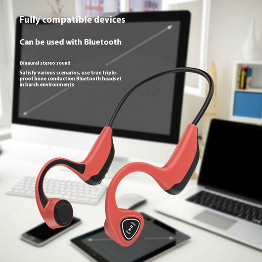 Auriculares Deportivos Inalámbricos con Conducción Ósea, 8GB de Memoria y Cancelación de Ruido - Image 3