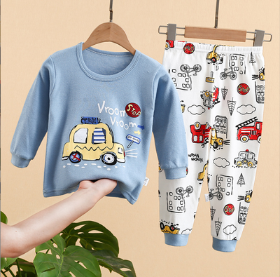 Pijama Infantil de Algodón con Estampados Divertidos - Image 3