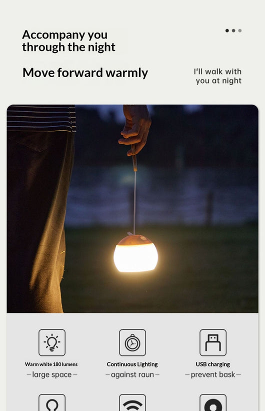 Lámpara LED Recargable para Camping - Iluminación Regulable de Larga Duración - Image 12