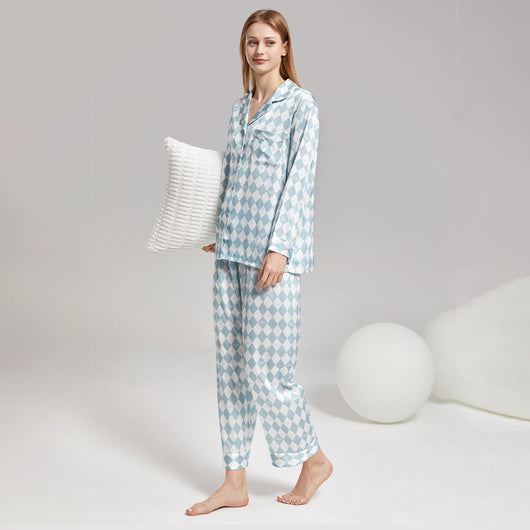Pijama Largo a Cuadros Fresco y Cómodo - Image 7