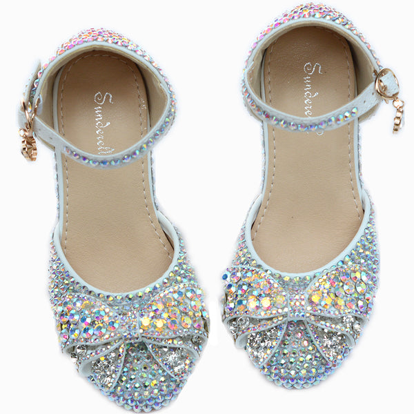 Zapatos de Princesa con Cristales y Destellos para Niñas