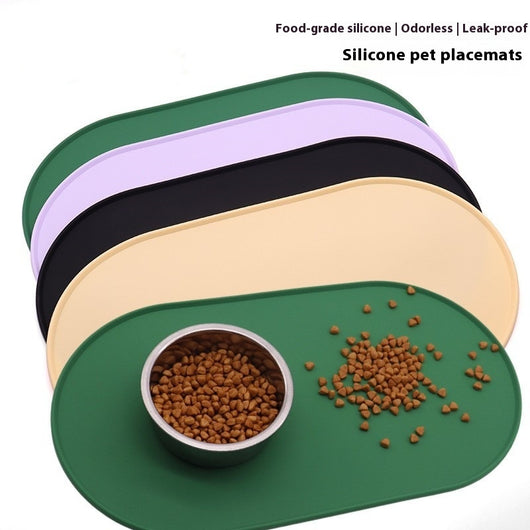 Tapete Impermeable de Silicona para Comedero de Gatos