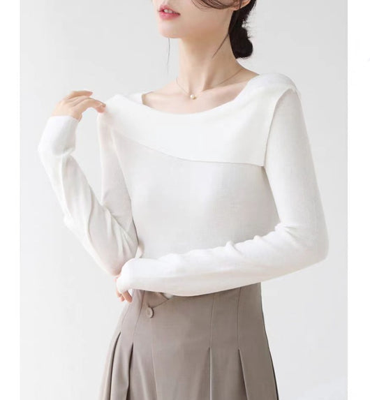 Suéter Cuello Solapa Elegante para Mujer - Colección Otoño Invierno - Image 14