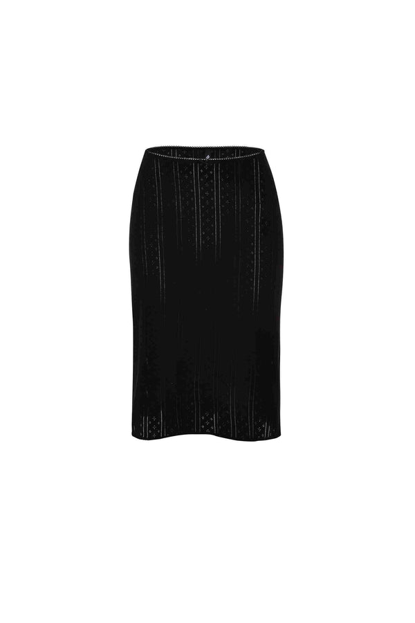Conjunto Falda Midi Blanco y Negro - Traje Elegante para Mujer - Image 6