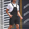 Pantalones Casual con Tirantes de Colores Sólidos para Hombre