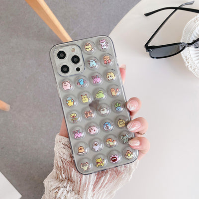 Funda Transparente para Celular con Diseño Cartoon Burbujas - Image 4