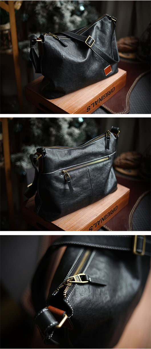 Bolsa Mensajera de Cuero Genuino para Hombre - Image 12