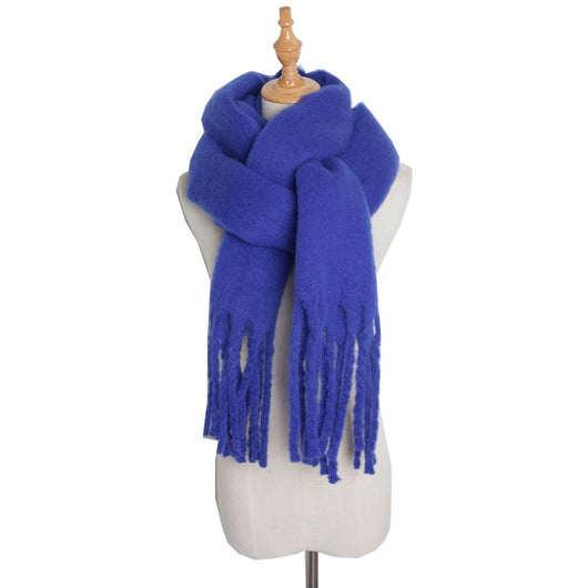 Bufanda Trenzada de Mohair Premium para Invierno - Suave y Abrigadora - Image 3