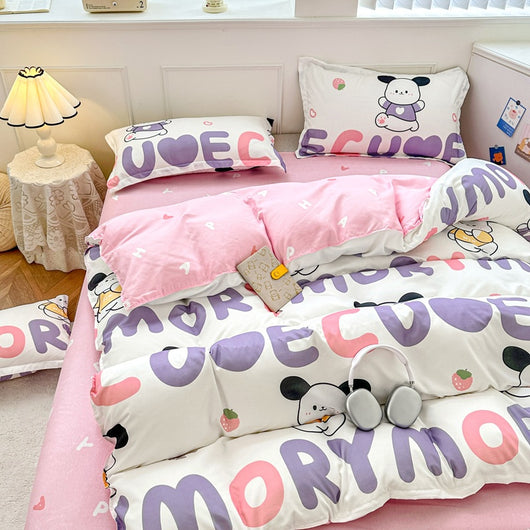 Sábanas de Algodón Puro Minimalistas para Cama - Image 20