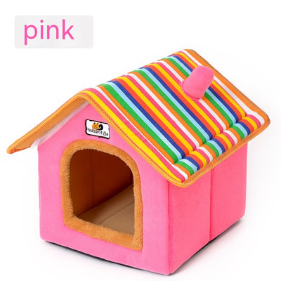 Cama Térmica para Mascotas con Casa Chimenea - Diseño Removible y Lavable - Image 7