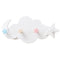Gancho Adhesivo Nube Kawaii para Pared - Organizador sin Taladro