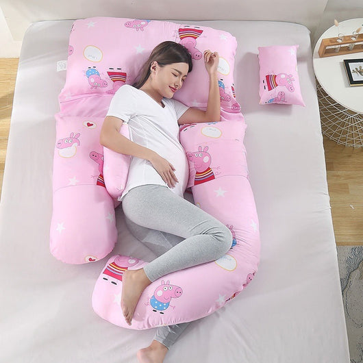 Almohada Maternidad Protección Cintura Tipo U para Dormir de Lado - Image 31