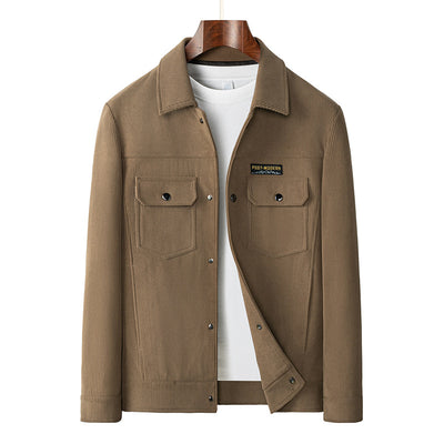 Chaqueta de Piqué para Hombre - Casual Profesional con Cuello Polo - Image 8