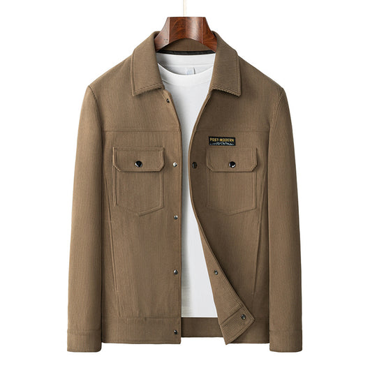 Chaqueta de Piqué para Hombre - Casual Profesional con Cuello Polo - Image 8