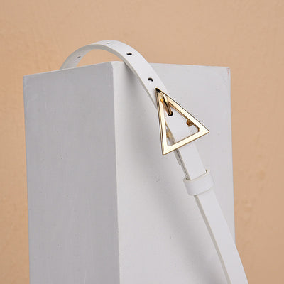 Cinturón Delgado con Hebilla Triangular - Versátil para Todo Tipo de Jeans - Image 8