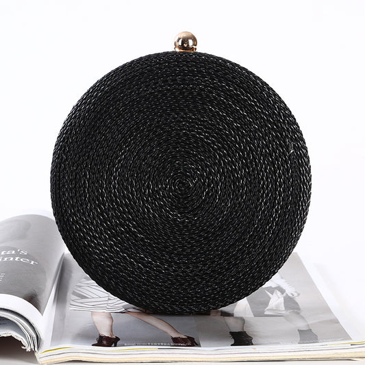 Bolso de Mano Redondo Artesanal Elegante