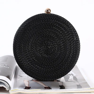 Bolso de Mano Redondo Artesanal Elegante