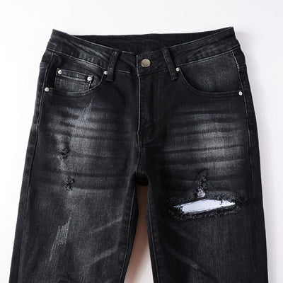 Jeans Vintage Rotos Estilo Americano Casual Unisex - Image 13