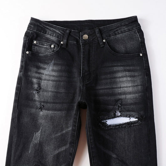 Jeans Vintage Rotos Estilo Americano Casual Unisex - Image 13