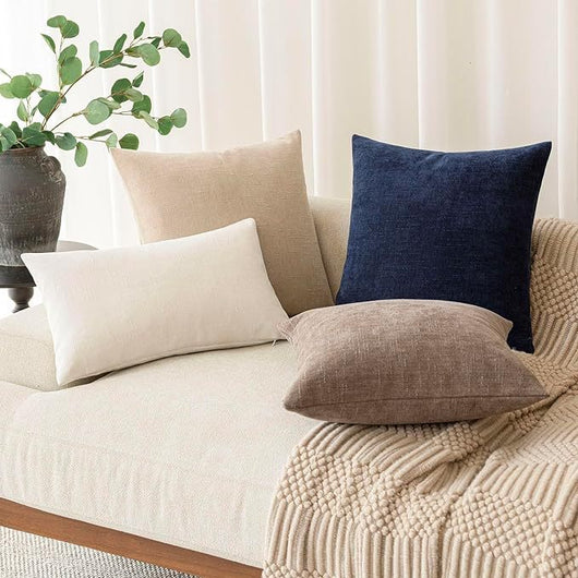 Funda de Almohada Chenilla Estilo Instagram para Sofá y Cama - Image 22