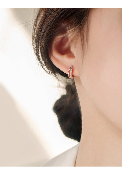 Aretes de Plata Esterlina con Acabado Dorado - Diseño Moderno y Versátil - Image 12