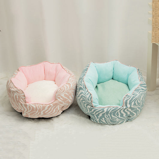 Cama Térmica Octagonal para Mascotas con Lana y Colchoneta Removible - Image 9