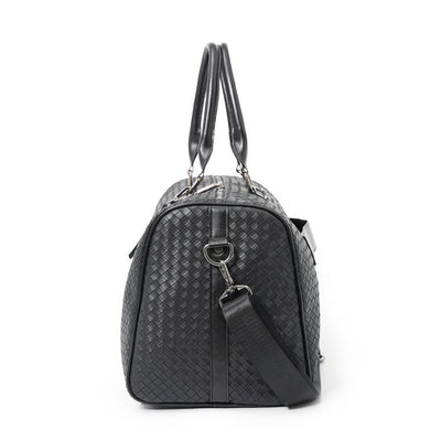 Bolsa Tote Trenzada con Relieve - Ideal para Viajes y Uso Diario - Image 12