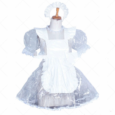Disfraz de Sirvienta PVC Transparente Sensual - Image 5