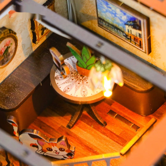 Maqueta de Café Miniatura en Madera - Image 3