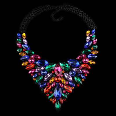 Cadena de Suéter de Diamantes Completos - Collar de Aleación con Cristales de Lujo - Image 4